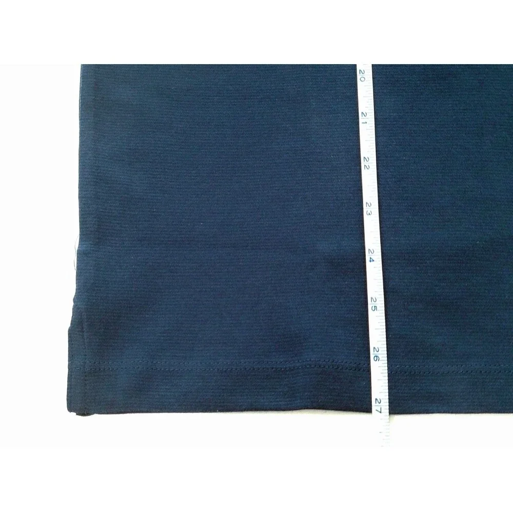 Banana Republic Men’s S Luxe Touch Performance Tee 100% Cotton Dark Blue Knit